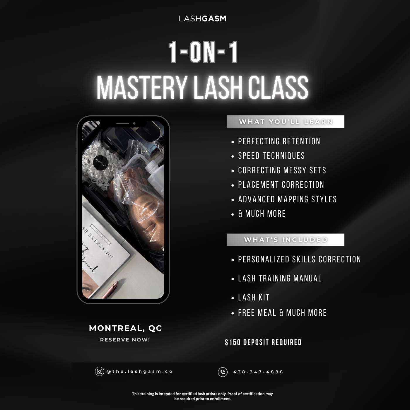 ADVANCED LASH TRAINING
