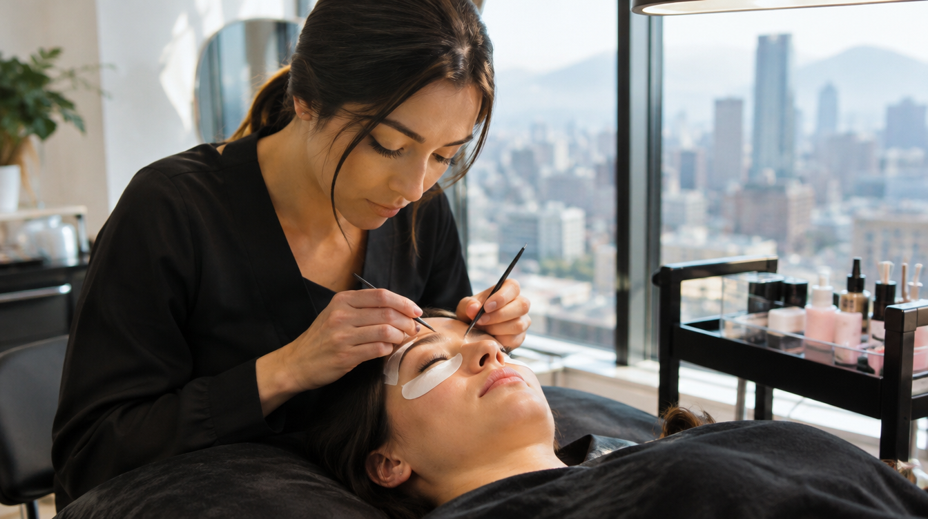 Visuel de la formation LASHGASM en extensions de cils à Montréal : deux jours en personne.
